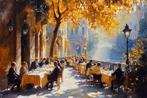 Iconica - Autumn Cafe - Unique 1/1 XXL (100x150 cm)