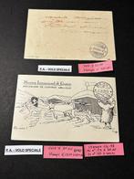 Envelop (2) - Zwitserland - 2 Speciale Vliegreizen 1925:, Postzegels en Munten, Postzegels | Europa | België, Gestempeld