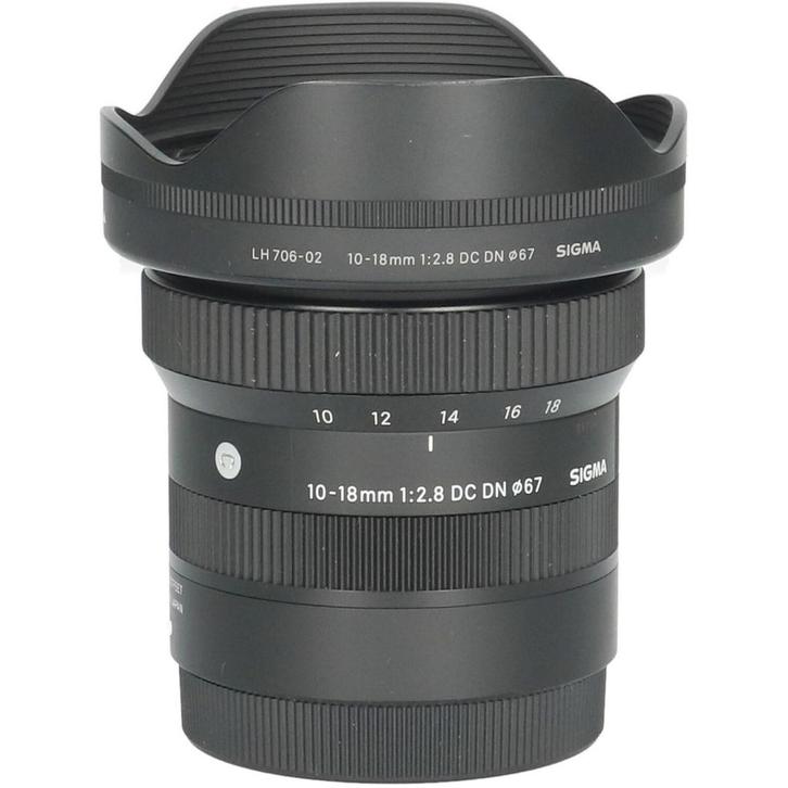 Sigma 10-18mm f/2.8 DC DN Contemporary Sony E mount CM4802, Audio, Tv en Foto, Foto | Lenzen en Objectieven, Overige typen, Gebruikt
