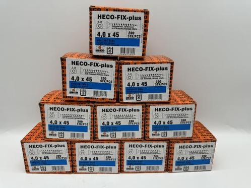 Veiling - Heco schroeven 2000 stuks 4,0x45mm (T15) Verzinkt, Doe-het-zelf en Bouw, IJzerwaren en Bevestigingsmiddelen
