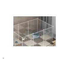 MaxxPet Konijnenren - 143x73x46cm - Wit (Dier), Dieren en Toebehoren, Knaagdieren en Konijnen | Hokken en Kooien, Nieuw, Ophalen of Verzenden