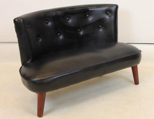 Sofa - Hout, Leder, Antiek en Kunst, Kunst | Designobjecten