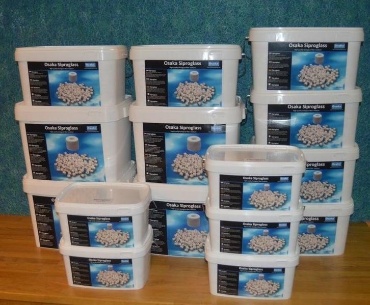 Osaka Siproglass 10 liter  biologisch filtermateriaal, Dieren en Toebehoren, Vissen | Aquaria en Toebehoren, Filter of Co2, Nieuw