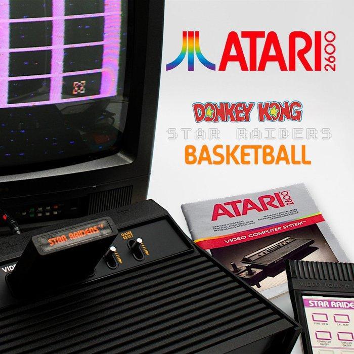 Atari - 2600 VCS - WORKING!! 3 Games: Donkey Kong, Star, Games en Spelcomputers, Spelcomputers | Overige Accessoires