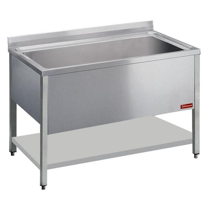 Spoeltafel | RVS | Grote Spoelbak | Achteropstand |, Articles professionnels, Horeca | Équipement de cuisine, Envoi