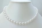 Halsketting Zilver Parel - Akoya parel rond 8-8,5 mm, Handtassen en Accessoires, Nieuw