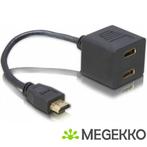 Delock 65056 Adapter HDMI male naar 2 x HDMI female, Verzenden