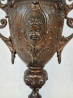 Vaas met dubbele oren (2) - Legering, Marmer