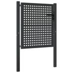 Poort 105x150cm Staal Antraciet - Retour Deal - 40% Korting!, Met poort, Verzenden, Nieuw, Tuinhek