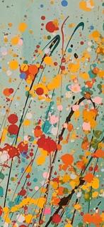 Helena Romano - Fiori astratti, Antiek en Kunst, Kunst | Schilderijen | Modern