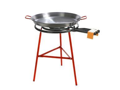 COMPLETE SET paella brander 60cm met standaard & paella pan, Tuin en Terras, Gasbarbecues, Verzenden