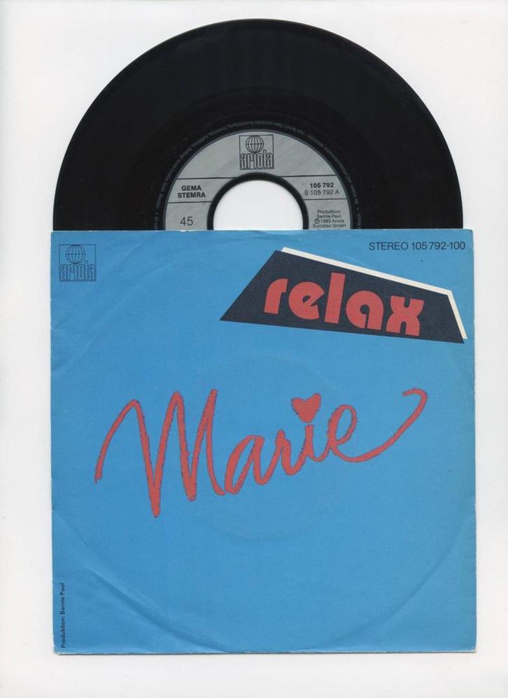 Relax – Marie / Dynamite Tscharlie (1-7-Vinyl-Single), Cd's en Dvd's, Vinyl Singles, Ophalen of Verzenden