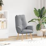 vidaXL Ligbed Lichtgrijs Stof, Huis en Inrichting, Fauteuils, Verzenden, Nieuw
