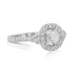 Ring - 18 karaat Witgoud - 1.53ct. tw. Diamant (Natuurlijk), Nieuw