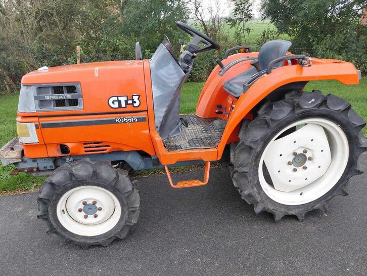 Kubota GT3 Vierwielaangedreven Minitractor, Zakelijke goederen, Landbouw | Tractoren