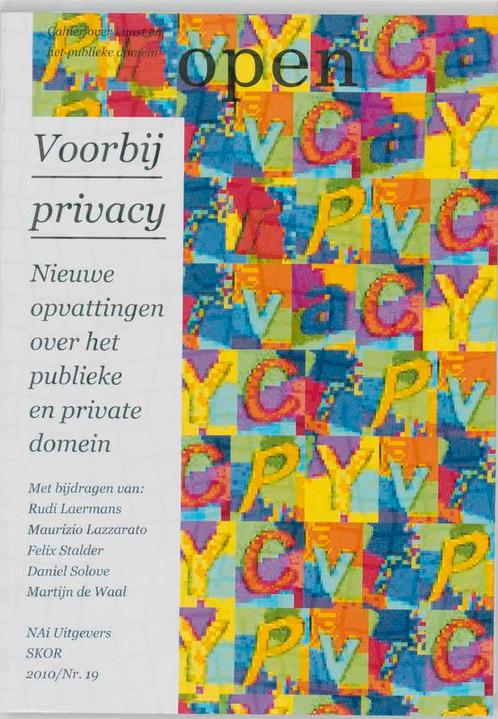 Open 19 / Voorbij Privacy 9789056627355 Maurizio Lazzarato, Boeken, Kunst en Cultuur | Beeldend, Zo goed als nieuw, Verzenden