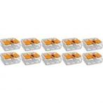 WAGO Lasklem Set 10 Stuks 3-polig Oranje - Betrouwbaar LED T, Bricolage & Construction, Verzenden