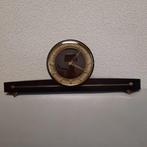 Kaminuhr - Franz Hermle & Sohn - Vintage walnoothout,