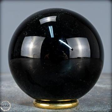 Obsidienne noire scintillante naturelle de qualité