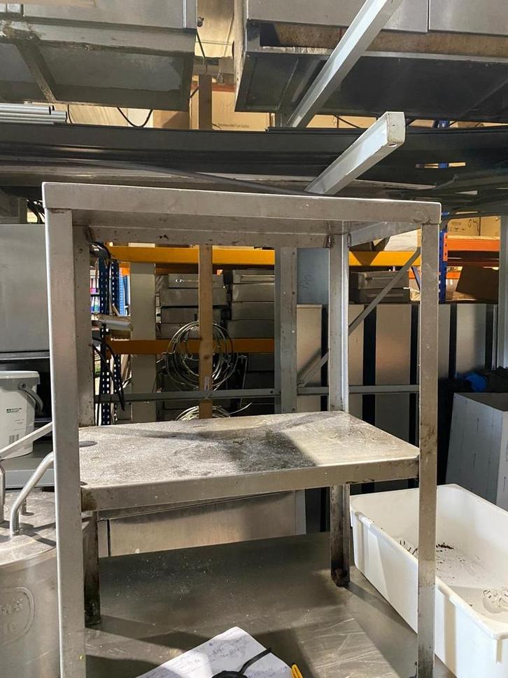 kleine RVS Tafel - 35x55x75,5 lxbxh, Articles professionnels, Horeca | Équipement de cuisine, Enlèvement ou Envoi