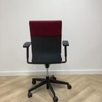 Wilkhahn Neos ergonomische bureaustoel, Bordeauxrood - zwart, Huis en Inrichting, Bureaustoelen, Ergonomisch, Gebruikt, Bureaustoel