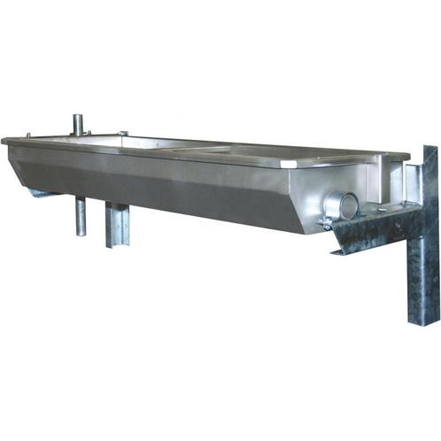 Sneldrinker rvs kanteldrinkbak 2,0m, voor wandmontage -, Dieren en Toebehoren, Stalling en Weidegang