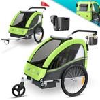 KESSER® Fietsaanhanger - Kinderaanhanger - Max. 40kg - Groen, Verzenden, Nieuw