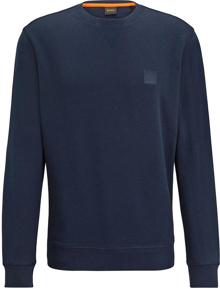 BOSS Sweater Westart Navy maat Maat 52/54 (L) Heren, Kleding | Heren, Truien en Vesten, Blauw, Nieuw, Maat 52/54 (L), Verzenden