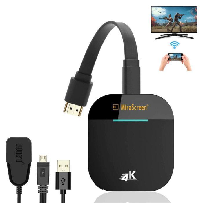 MiraScreen G5 Miracast TV Stick 4K Cast HDMI 5G WiFi, Audio, Tv en Foto, Televisie-accessoires, Nieuw, Verzenden