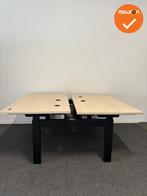 Vepa Presto Duo zit-sta bureau - 140x80 - inclusief kabeldoo, Werkplek, Ophalen of Verzenden, Gebruikt, Bureau