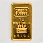 1 gram - Goud .999 - Credit Suisse  (Zonder Minimumprijs)