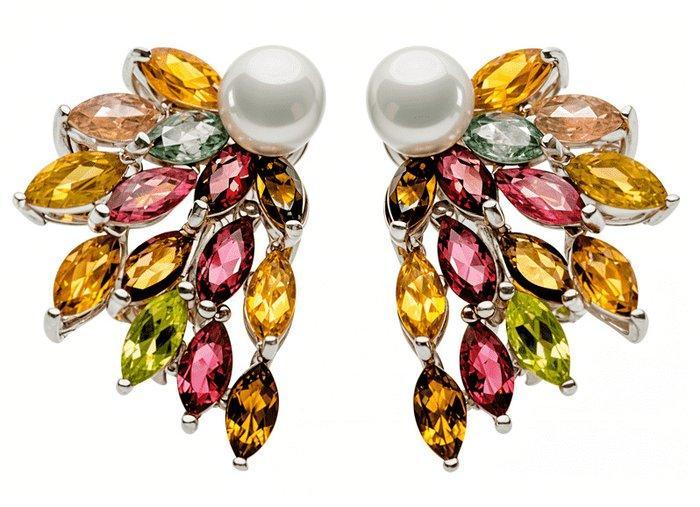 Zonder Minimumprijs - Oorbellen Verguld, Zilver Parel -, Handtassen en Accessoires, Oorbellen