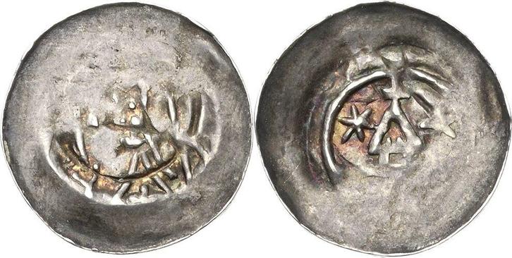 Pfennig Offenburg bischoeflich-strassburgische Muenzstaet..., Timbres & Monnaies, Monnaies | Europe | Monnaies non-euro, Envoi