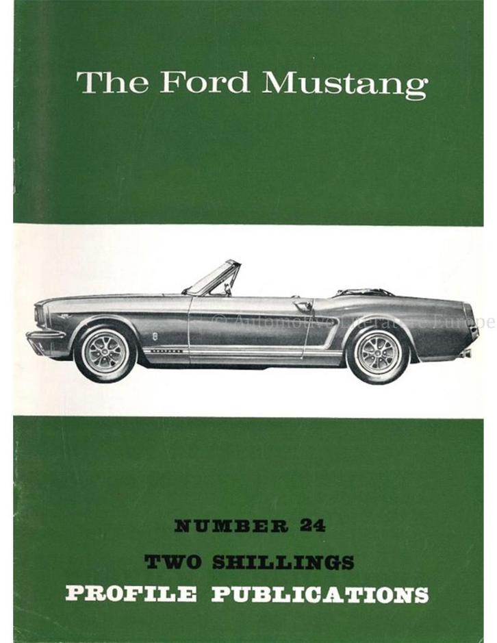 THE FORD MUSTANG (PROFILE PUBLICATIONS 24), Livres, Autos | Livres
