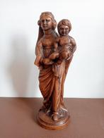 Beeld - Madonna met Kind - 30 cm - Hout - 1940-1950