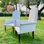 Fauteuil (2) - Hout, Textiel