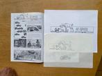 Kuijpers, Henk - Originele tekening + schets Franka Magazine, Boeken, Stripverhalen, Nieuw