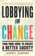 Lobbying for Change 9781785782855, Zo goed als nieuw, Alberto Alemanno, Verzenden