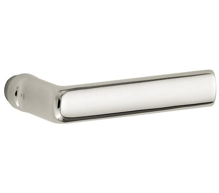 Deurklink Padania glans nikkel, Doe-het-zelf en Bouw, Hang- en Sluitwerk, Klink of Kruk, Nieuw, Overige materialen