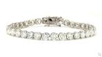 Armband - 18 karaat Platina, Witgoud - 25.01ct. tw. Diamant