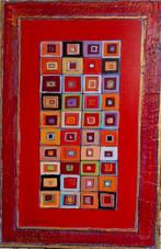 Christian Jodin (1970) - Rouge de garance et or, Antiek en Kunst, Kunst | Schilderijen | Modern