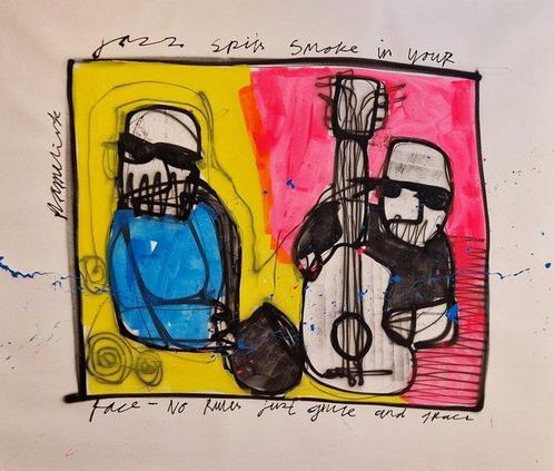 Hamelink - No Rules Just Guitar and Grace, Antiek en Kunst, Kunst | Schilderijen | Modern
