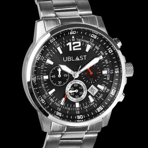 Ublast - Street Race Chronograph - UBSR43SBK - Homme - 2025, Handtassen en Accessoires, Horloges | Heren