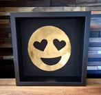 Lijst- 23-karaats goud in Love Smiley-artwork  - verguld in