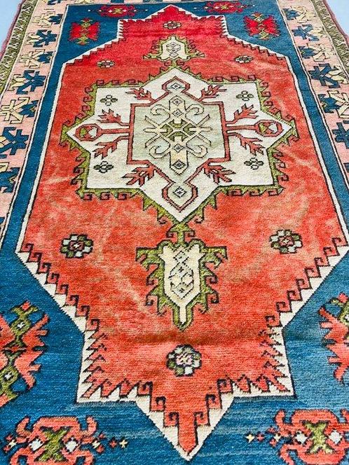 Konya Anatolië - Tapijt - 220 cm - 134 cm, Huis en Inrichting, Stoffering | Tapijten en Vloerkleden