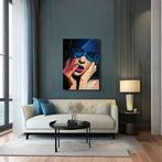 Carel B (XX) - Entre sombras y deseo – Mujer en azul y