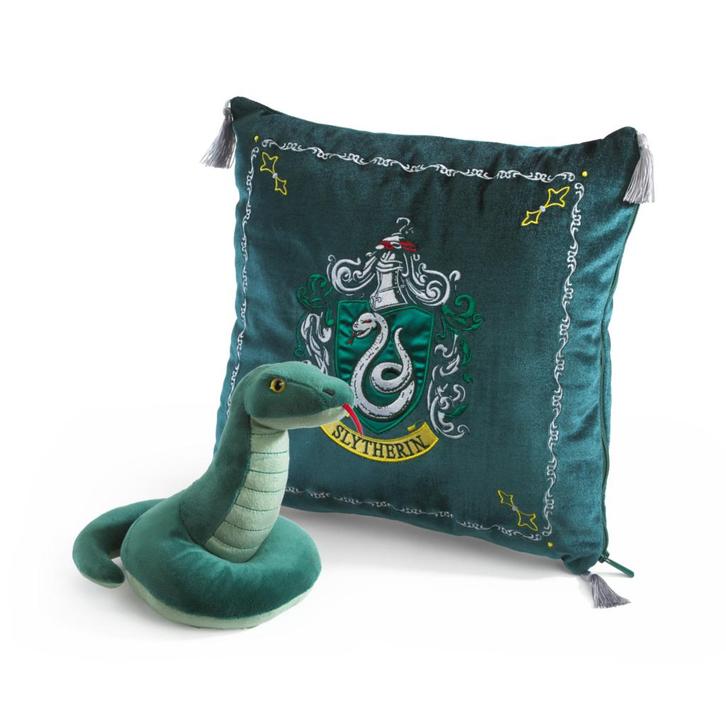 Harry Potter Slytherin Kussen en Knuffel, Verzamelen, Harry Potter, Ophalen of Verzenden