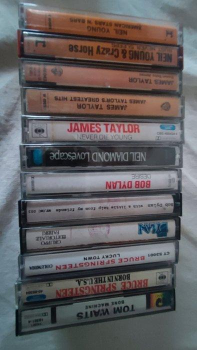 Various Aritsts in Folk/Classic Rock - 12 x tapes feat., Cd's en Dvd's, Vinyl Singles