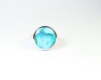 Ring Peacock Dahlia Turquoise / Cabochon / nieuw - 6.78 g -