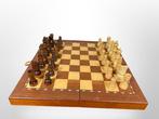 Schaakspel - Magnetisch Houten Schaakbord met Elegante